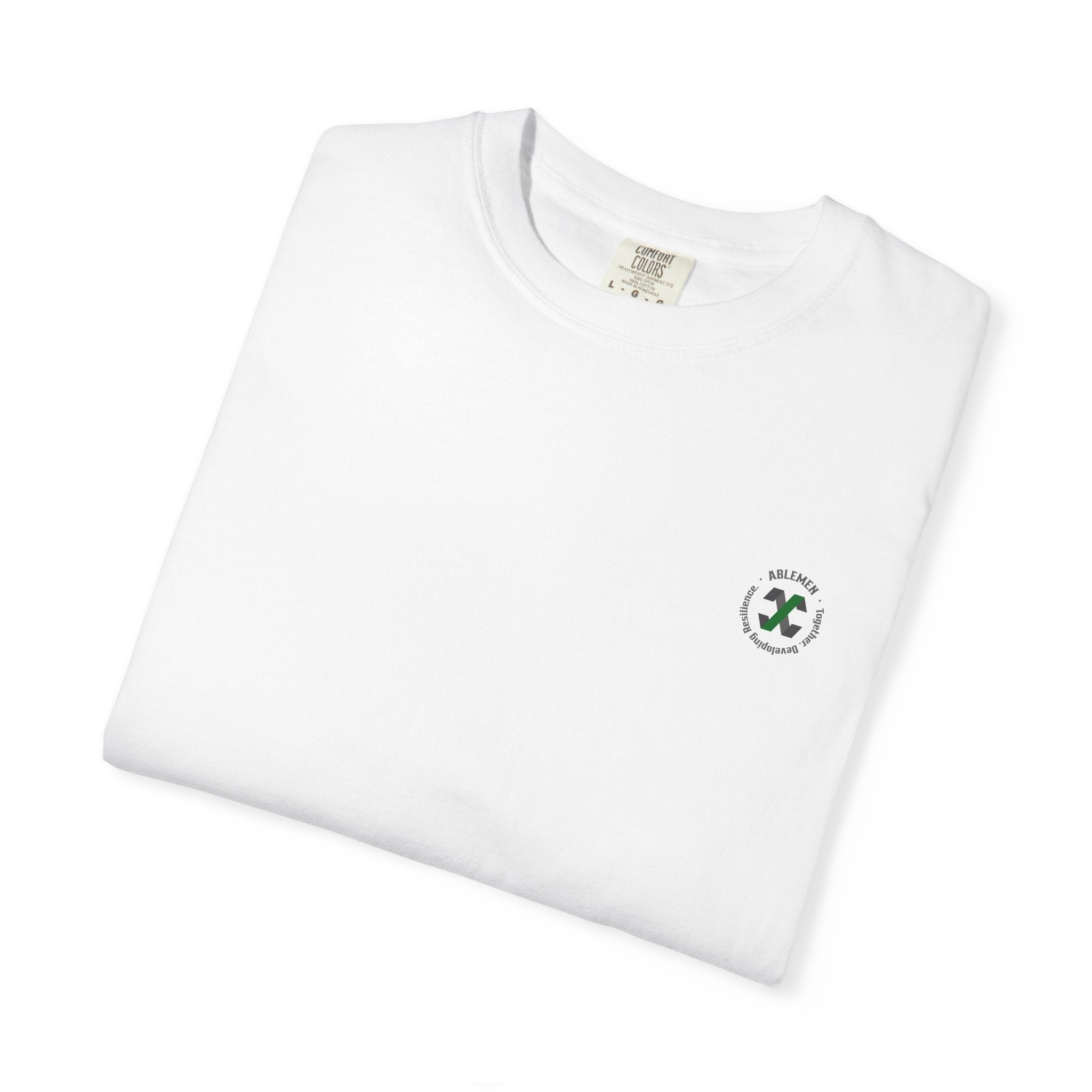 Together. Developing Resilience. T-Shirt Able Men Garment-Dyed Tee | Everyday Strength in Connection