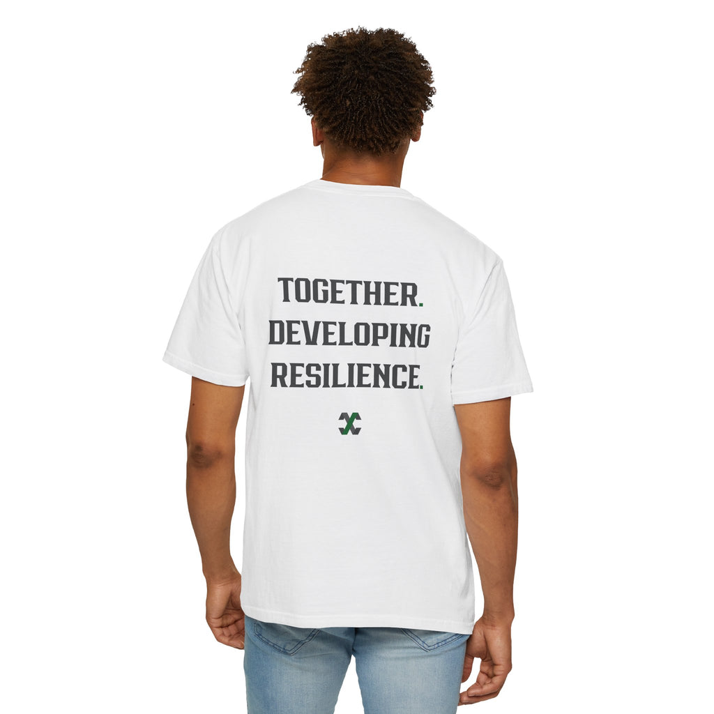 Together. Developing Resilience. T-Shirt Able Men Garment-Dyed Tee | Everyday Strength in Connection